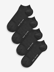 Tommy Hilfiger Black Womens Sneaker Socks 4 Pack - Image 1 of 5