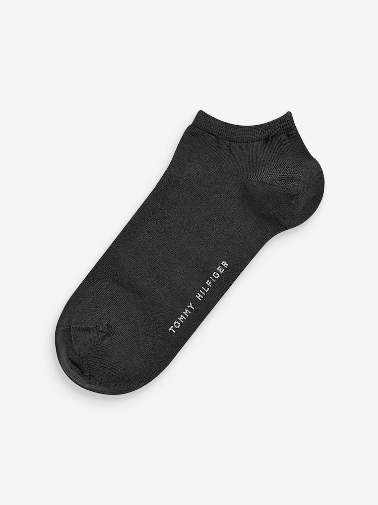 Tommy Hilfiger Black Womens Sneaker Socks 4 Pack - Image 2 of 5