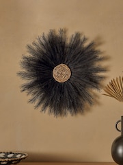 Décoration murale de la roue d’herbe de la pampa - Image 1 de 1