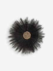 Black Pampas Grass Wheel Wall Art - Image 5 of 6