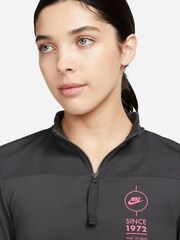 Nike Navy Sports Utility Long Sleeve Ribbed Top - Image 4 of 5