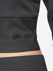 Nike Navy Sports Utility Long Sleeve Ribbed Top - Image 5 of 5