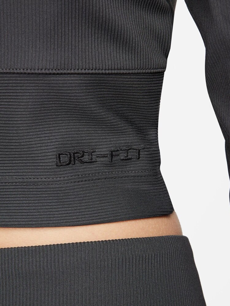 Nike Navy Sports Utility Long Sleeve Ribbed Top - Image 5 of 5