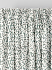 Green Wilbur Made To Measure 100% Cotton Curtains - Image 5 of 9