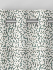 Green Wilbur Made To Measure 100% Cotton Curtains - Image 7 of 9