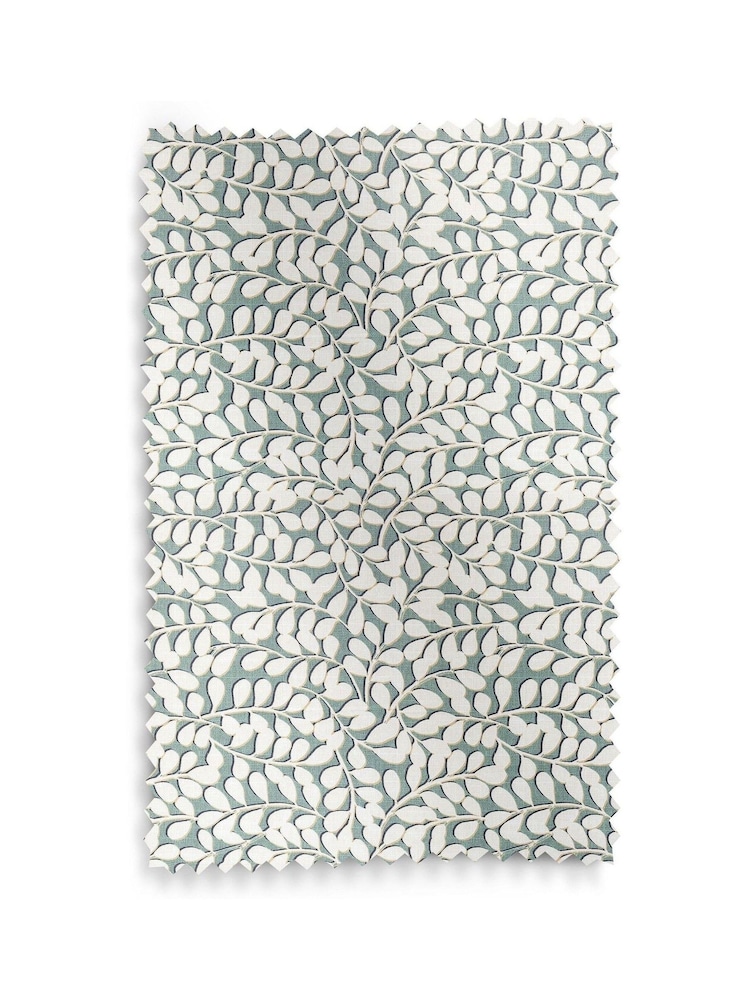 Green Wilbur Made To Measure 100% Cotton Curtains - Image 9 of 9