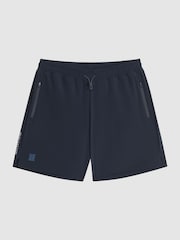 Reiss Blue Castore - Miles Castore Performance Shorts - Image 2 of 6