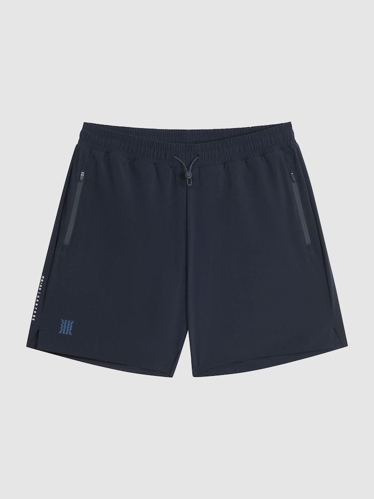 Reiss Blue Castore - Miles Castore Performance Shorts - Image 2 of 6