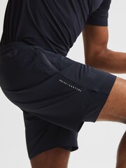 Reiss Blue Castore - Miles Castore Performance Shorts - Image 3 of 6