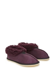 Celtic & Co. Ladies Sheepskin Bootee Slippers - Image 4 of 7