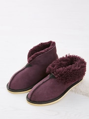 Celtic & Co. Ladies Sheepskin Bootee Slippers - Image 7 of 7