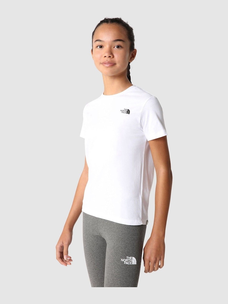 Weiß - The North Face Teen Simple Dome T-Shirt - Bild 1 von 7 Weiß - The North Face Teen Simple Dome T-Shirt - Bild 1 von 7