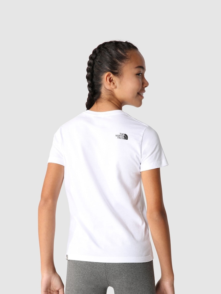 Weiß - The North Face Teen Simple Dome T-Shirt - Bild 2 von 7 Weiß - The North Face Teen Simple Dome T-Shirt - Bild 2 von 7