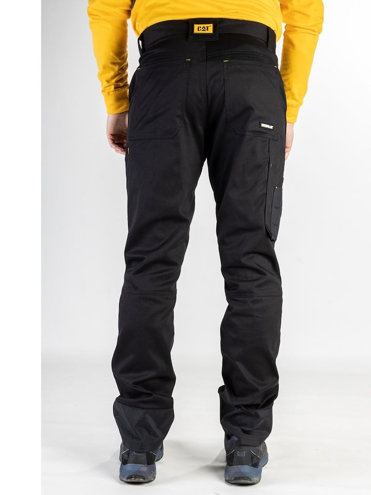Caterpillar Black Machine Trousers - Image 2 of 5