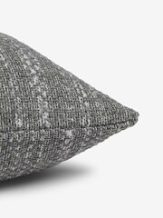 Grey 40 x 59cm Ashton Chenille Cushion - Image 5 of 5