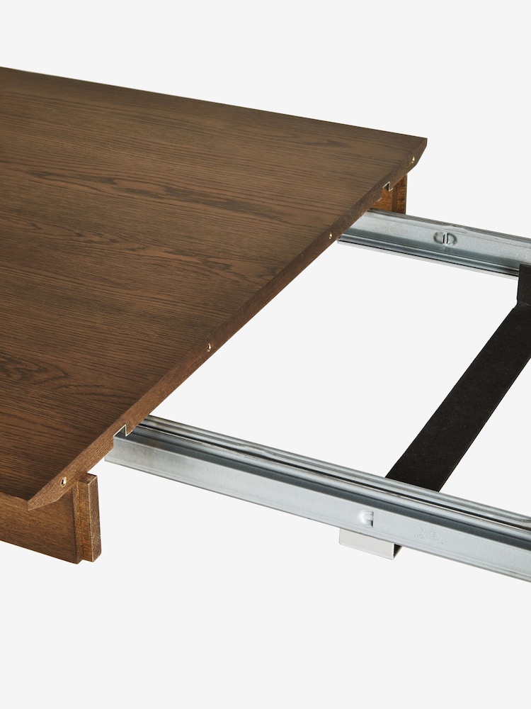 Nina Campbell Dark Oak Tedworth 6 to 8 Seater Extending Dining Table - Image 10 of 10