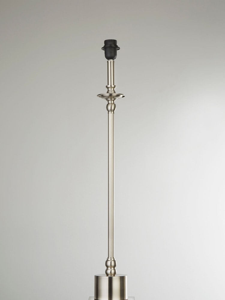 Searchlight Chrome Deca Metal Table Lamp Base - Image 1 of 3