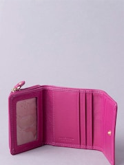 Lakeland Leather Cranberry Small Flapover Purse - Image 3 of 5