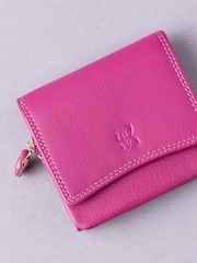 Lakeland Leather Cranberry Small Flapover Purse - Image 5 of 5