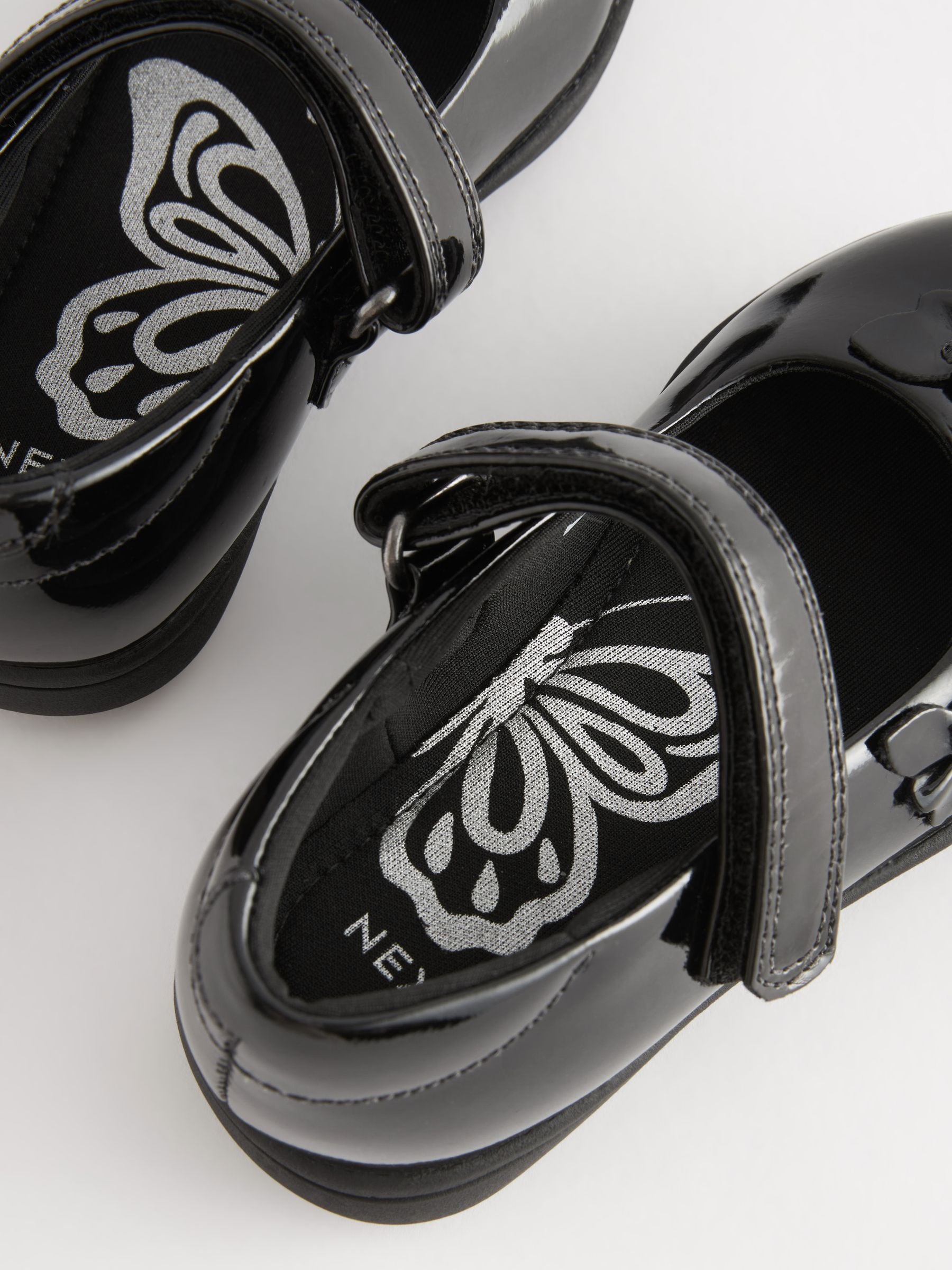 Buy Black Patent Standard Fit (F) School Junior Butterfly Buy Black Patent Standard Fit (F) School Junior Butterfly