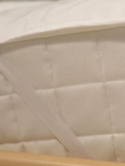 Slumberdown Teflon 35cm Depth White Mattress Protector - Image 3 of 4