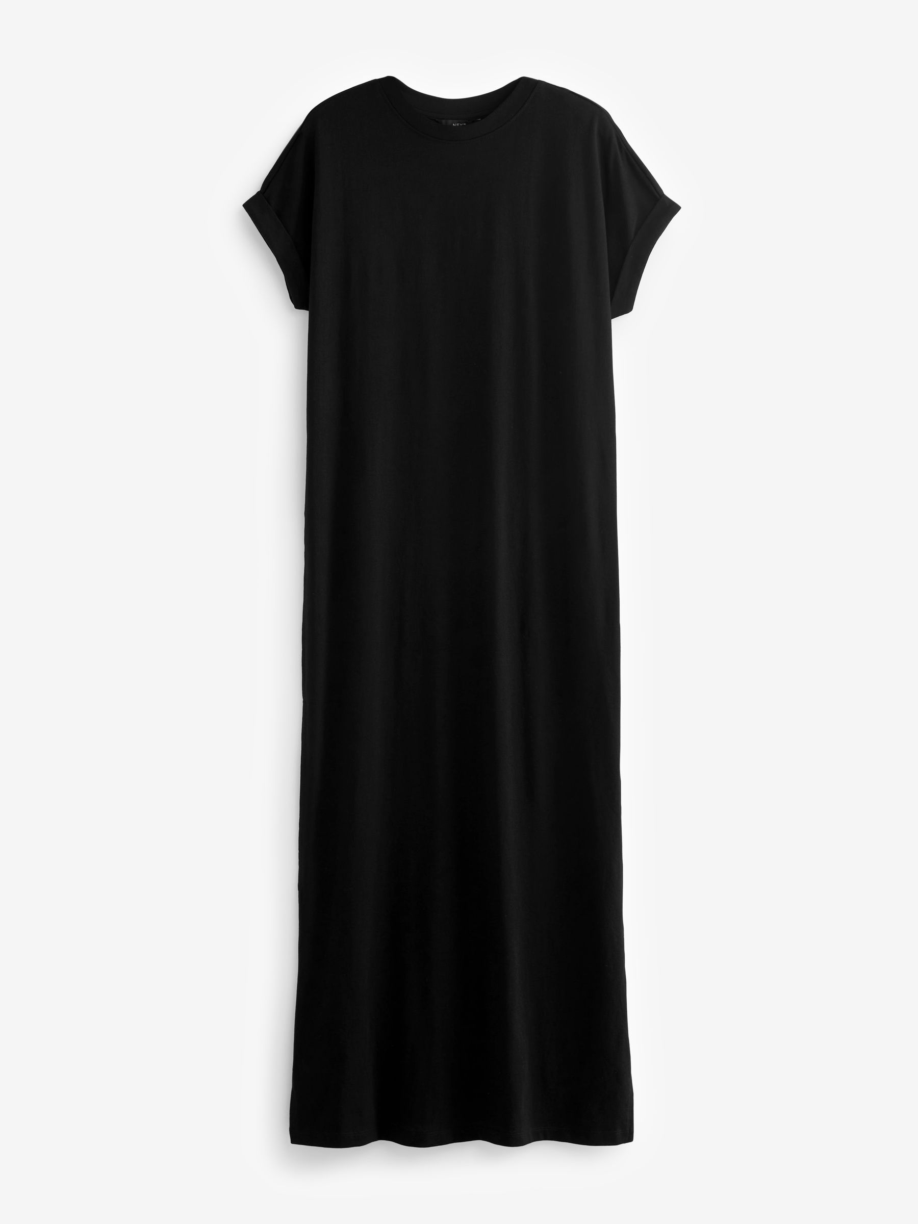 Buy Black Short Sleeve Maxi T Shirt Dress from Next Luxembourg