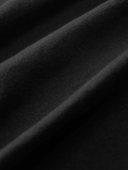 Black Short Sleeve Maxi T-Shirt Dress - Image 6 of 6