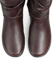 Hotter Brown Wide Fit Derrymore II Zip-Fastening Boots - Image 4 of 4