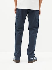 Lyle & Scott Navy Blue Main Road Cargo Trousers - Image 2 of 4