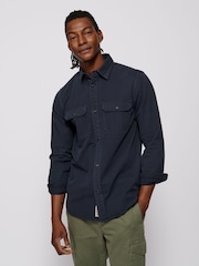 Aubin Normanby Cotton Twill Shirt - Image 1 of 5