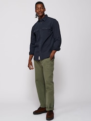 Aubin Normanby Cotton Twill Shirt - Image 3 of 5
