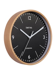 Brookpace Lascelles Black Wooden Cased Smiths Wall Clock - Image 2 of 4