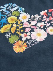 Paul Smith Junior Girls 'Heart' Print T-Shirt - Image 5 of 5