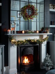 Bayswood Green Pine Cone Swag Wreath - Image 3 of 4