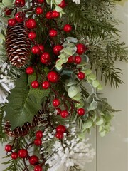 Bayswood Green Pine Cone Swag Wreath - Image 4 of 4