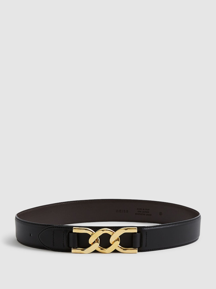 Reiss Black Camille Belt - Image 6 of 6