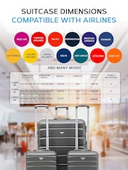 Flight Knight Large Check-In Bag With Set Of 2 Easy Jet Underseat Bags 45x36x20cm - Image 6 of 7
