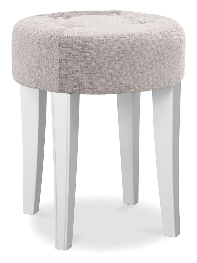 Bentley Designs White Chantilly Stool - Image 1 of 2