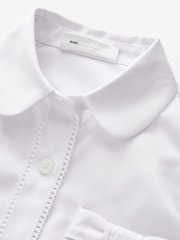 Clarks White Clarks Long Sleeve Bow Shirt - Image 10 of 10