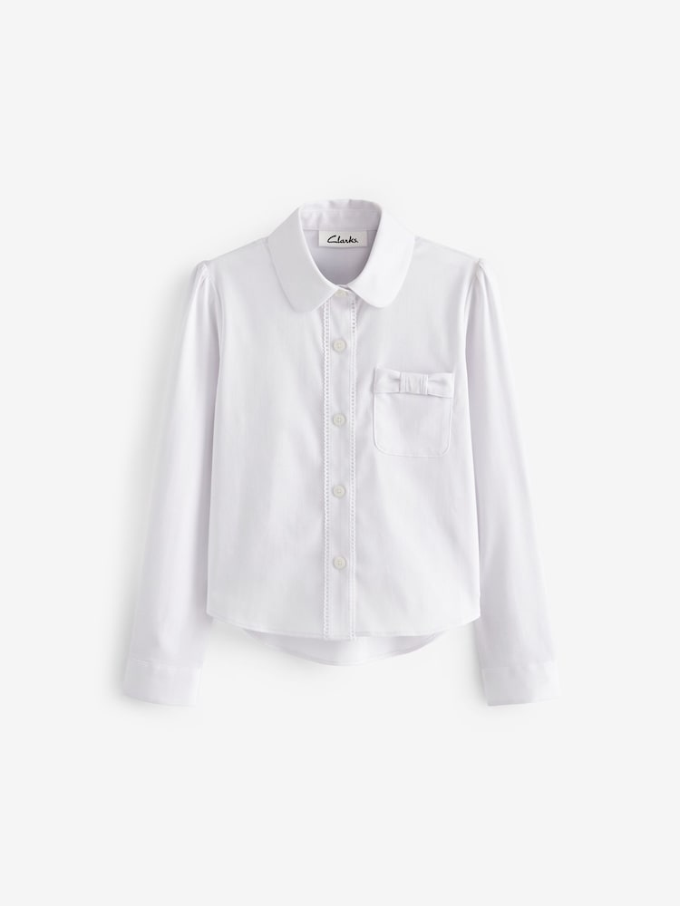 Clarks Clarks Manches longues Nœud Shirt - Image 7 of 10
