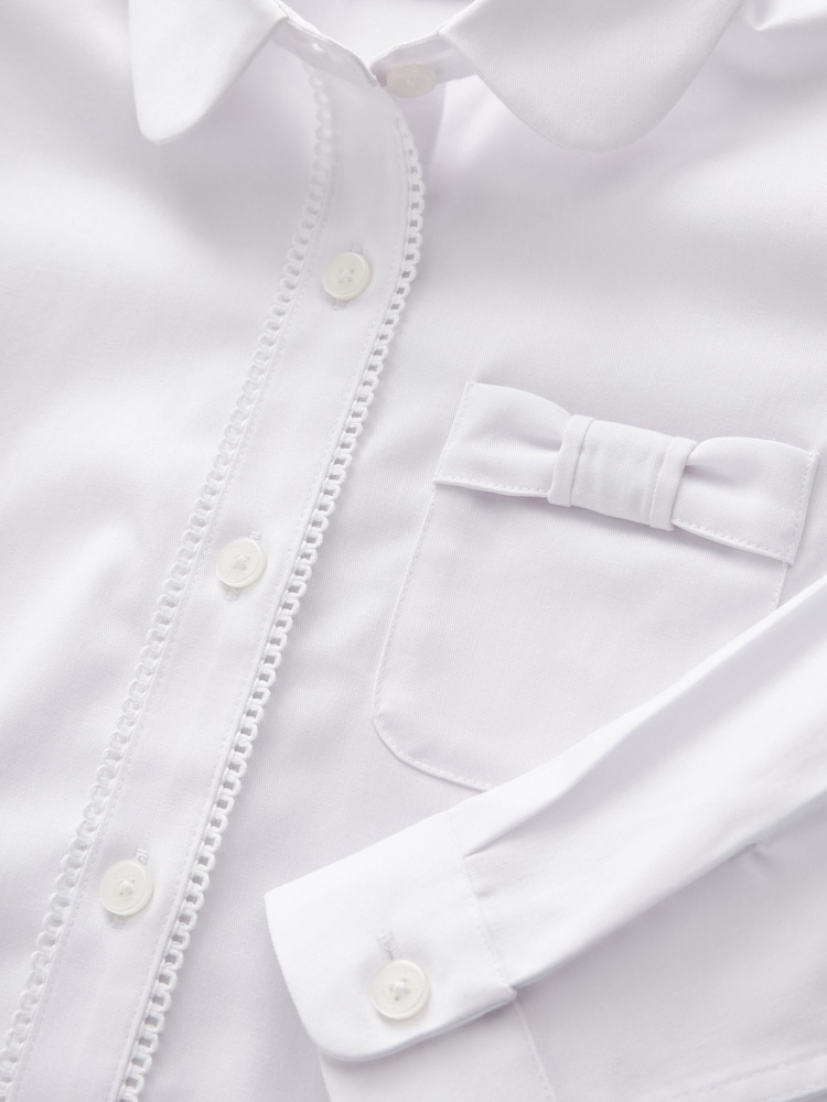 Clarks Clarks Manches longues Nœud Shirt - Image 9 of 10