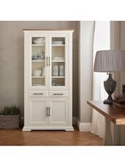 Bentley Designs Cream Belgrave Two Tone Display Cabinet - Image 1 of 3