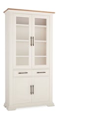 Bentley Designs Cream Belgrave Two Tone Display Cabinet - Image 2 of 3