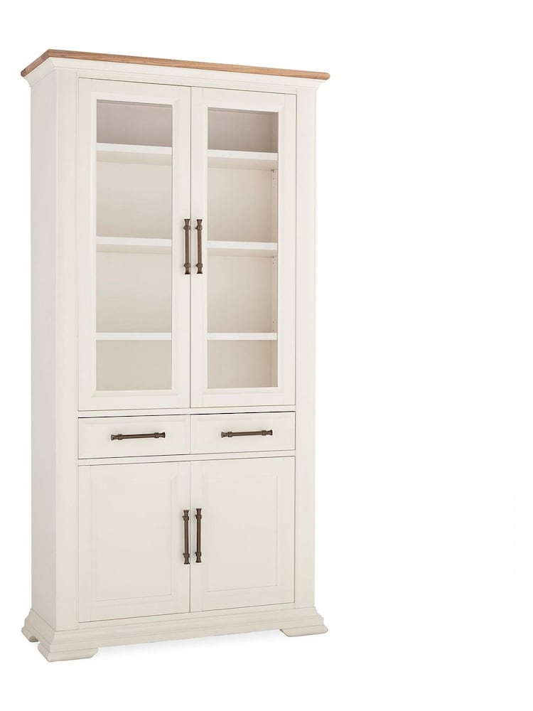 Bentley Designs Cream Belgrave Two Tone Display Cabinet - Image 2 of 3