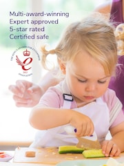 3 Piece Indigo Blue doddl Knife Fork & Spoon Indigo Toddler Cutlery Se Cutlery Set - Image 5 of 6