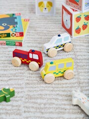 JoJo Maman Bébé Yellow Emergency Vehicles - Image 5 of 9