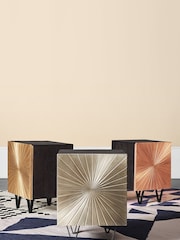 Swoon Silver Ziggy Bedside Table - Image 3 of 8