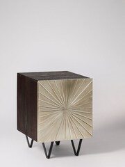 Swoon Silver Ziggy Bedside Table - Image 5 of 8