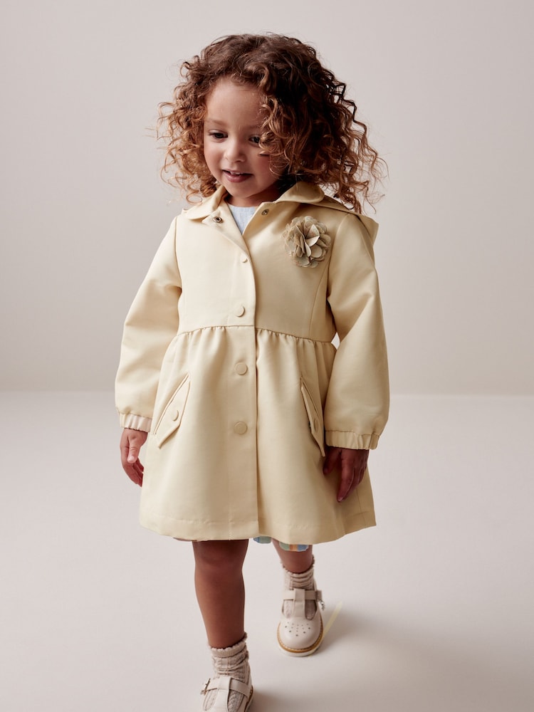 Stone - Wasserabweisender Corsagen-Trenchcoat (3 Monate–7 Jahre) - Bild 1 von 9 Stone - Wasserabweisender Corsagen-Trenchcoat (3 Monate–7 Jahre) - Bild 1 von 9