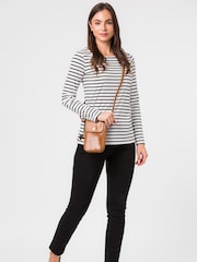 Conkca Buzz Leather Cross-Body Phone Bag - Image 1 of 5